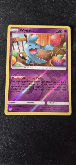 Pokemon Wynaut 77/236 Unified Minds Reverse Holo Uncommon TCG Card 2019 - Image 1