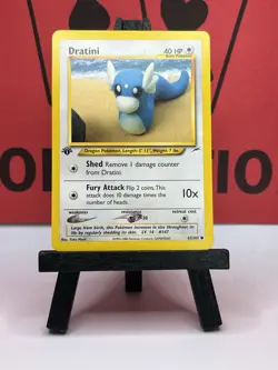 Dratini 63/105 Neo Destiny 1st Edition Non Holo Pokemon Card - Image 2