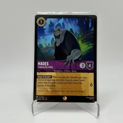 Disney Lorcana Hades Looking for a Deal Non-Foil Legendary Rare Card 56/204 - Image 1