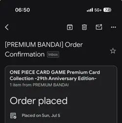 ORDERConfirmed ONE PIECE Card Game P-159 29th Anniv. Edition 8 Card Set ENG - Image 2