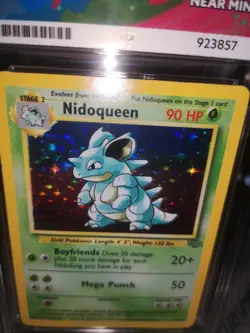 Nidoqueen 1999 Holo #7 Jungle Pokemon Card Ace Grade 7 Wotc Near Mint Vintage - Image 4