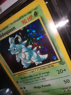 Nidoqueen 1999 Holo #7 Jungle Pokemon Card Ace Grade 7 Wotc Near Mint Vintage - Image 5