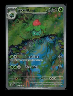 Pokemon TCG Ivysaur Scarlet Violet-151 Holo Card 167/165 IR English NM - Image 1