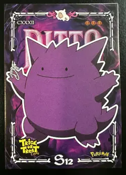 DITTO - POKEMON PRISMA HALLOWEEN RARE CCG CARD - Image 1