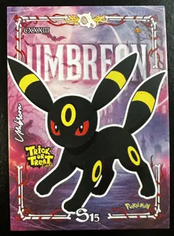 UMBREON - POKEMON PRISMA HALLOWEEN RARE CCG CARD - Image 1