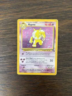 Hypno 8/62 Fossil Holo Unlimited HP - Pokemon Card TCG Vintage - Image 1