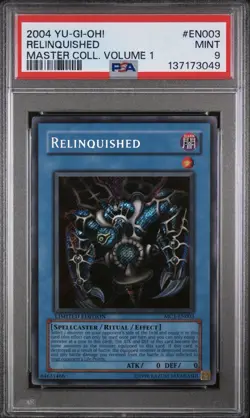 Yu-Gi-Oh 2004 Relinquished Card Master Collection Volume 1 PSA 9 - Image 1