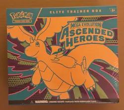 Pokemon TCG Ascended Heroes Factory Sealed Elite Trainer Box Cards Packs Etb New - Image 1
