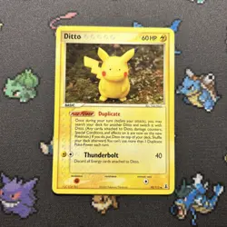 Ditto 39/113 MP -Vintage Pokemon Card- EX Delta Species (M) - Image 1