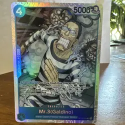 Mr.3 (Galdino) OP16-056 SR - The Time of Battle One Piece Card NM - Image 3