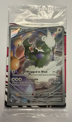 Pokemon TCG White Flare Black Star Promo Card Tornadus 210 Sealed - Image 1