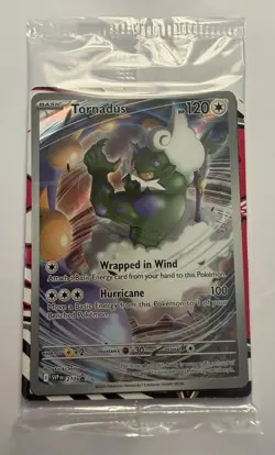 Pokemon TCG White Flare Black Star Promo Card Tornadus 210 Sealed - Image 3