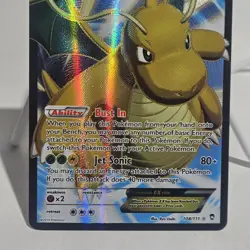 Dragonite EX 108/111 Furious Fists Full Art Holo Ultra Rare Pokemon Card LP - Image 2