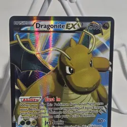 Dragonite EX 108/111 Furious Fists Full Art Holo Ultra Rare Pokemon Card LP - Image 3