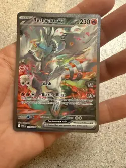 Pokemon TCG White Flare: Reshiram EX Card 166/086 Sir Near Mint Condition - Image 4