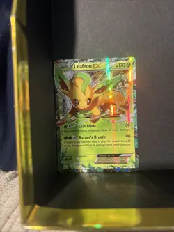 Pokemon Leafeon EX Holo Ultra Rare Card 10/83 XY Generations - Image 1