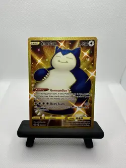 Pokemon Snorlax Gold Secret Rare 224/198 Chilling Reign NM Pokemon Card - Image 1