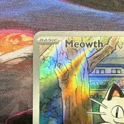 Pokemon Meowth Illustration Rare Holo Me02 Phantasmal Flames 106/094 70 HP - Image 2