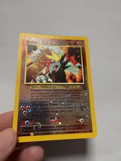 Entei Promo Pokemon Card #34 WOTC Black Star Promo - Image 2