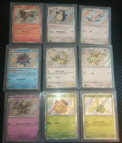 Shiny Rare - Paldean Fates - 9 Card Pokemon Lot - Image 2