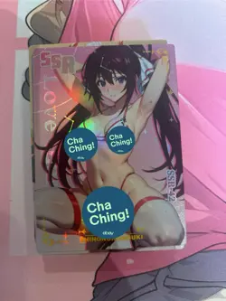 WAIFU Love Diary SSR 42 Shinononouki Rare card. Goddess Story Sexy Anime Girl - Image 1