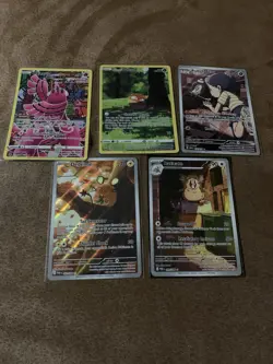 Pokemon Illustration Rare Card Lot dedenne raticate voltorb orocorio - Image 1