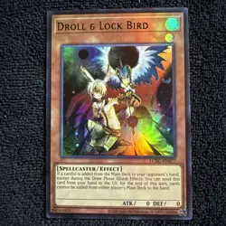Droll & Lock Bird Unlimited LCKC-EN077 Yu-Gi-Oh YuGiOh Ultra Rare NM - Image 1