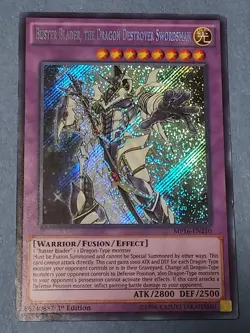 Yugioh! Buster Blader, the Dragon Destroyer Swordsman - MP16-EN210 - Secret R - Image 1
