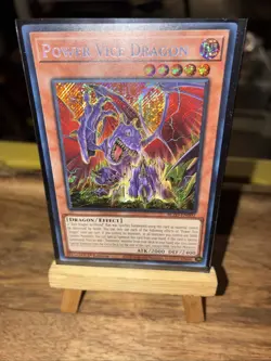 Yu-Gi-Oh! TCG Power Vice Dragon BLZD-EN002 Blazing Dominion 1st Edition - Image 2