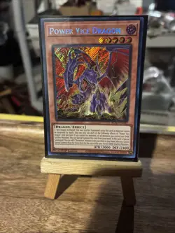 Yu-Gi-Oh! TCG Power Vice Dragon BLZD-EN002 Blazing Dominion 1st Edition - Image 3