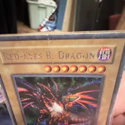 Yu-Gi-Oh! Red-Eyes B. Dragon PCJ-EN001 Holo & Flame Swordsman Holo LOB-003 - Image 3