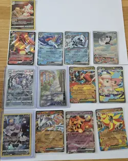 Pokemon TCG Cards Mixed Lot EX GX V VMAX Foil Pokemon & Trainer English, Graded - Image 4