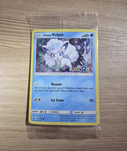 Sealed Alolan Vulpix 21/145 Sun & Moon Toys R Us Stamped Holo Promo - Image 1