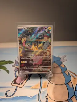 Pikachu 173/165 Sv: Scarlet & Violet 151 Illustration Rare Holo ENG 60 HP - Image 1
