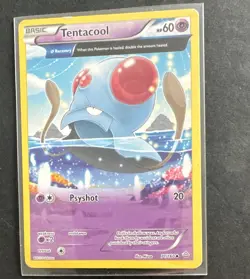 Pokemon TCG Tentacool 71/160 Primal Clash Regular Common Basic 60 HP - Image 1