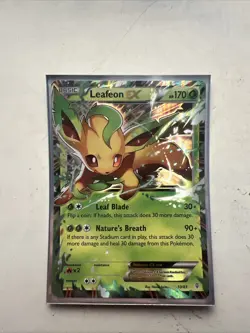 Pokemon Leafeon EX TCG Holo Card 10/83 Generations - Image 1
