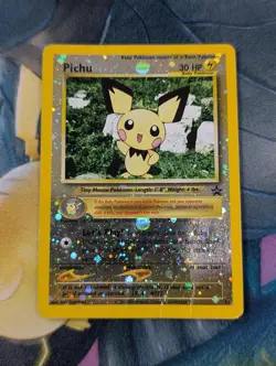 Pichu 35 Promo Wizards Black Star Promos Reverse Holo DMG - Image 1