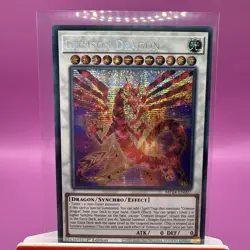 MP24-EN097 Crimson Dragon : Prismatic Secret Rare Card : 1st Edition : YuGiOh - Image 1