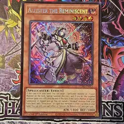 YuGiOh Chaos Origins 1st Edition Aleister the Reminiscent CORI-EN015 Secret Rare - Image 1