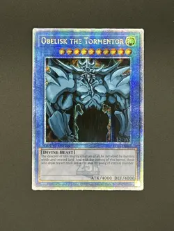 Yugioh Mint Obelisk the Tormentor (Quarter Century Secret Rare LC01-EN001 - Image 3