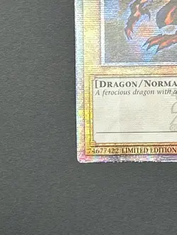 Yugioh Red-Eyes Black Dragon (Quarter Century Secret Rare) LC01-EN006 - Image 4