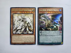 Chaos Emperor The Dragon Of Armageddon, Ultra Rare, Silver. BLS Sacred Soldier. - Image 1