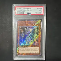 Konami Yu-Gi-Oh! Thunder King Rai-Oh RA03-EN206 1st Ed Foil PSA 9 - Image 1