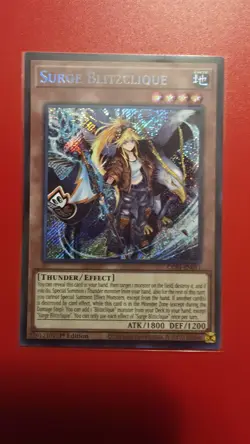 Konami Yu-Gi-Oh! TCG Surge Blitzclique CHIM-EN011 1st Ed Secret Rare Holo - Image 1