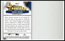 2025 Topps Update Stars of MLB Shohei Ohtani #SMLB-77 - Image 2