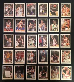 90 card collection of 1994-95 Topps Spectralight basketball trading cards - Image 1