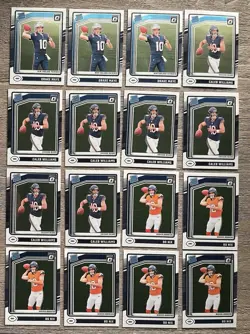 2024 Donruss Optic Rated Rookies Lot Of 32 Cards Maye Williams Nix Daniels Penix - Image 1