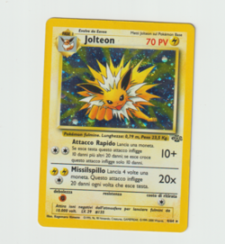 Jolteon 4/64 Jungle Holo Rare Unlimited Pokemon Card Italian LP/HP - Image 3