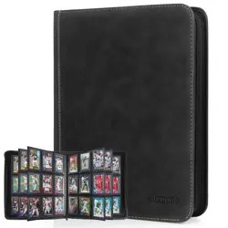 Top Loader Binder, Holds 252 Top Loaders, 9 Slot Trading Cards Collection Bin... - Image 1