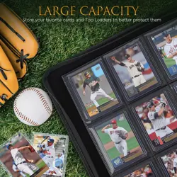 Top Loader Binder, Holds 252 Top Loaders, 9 Slot Trading Cards Collection Bin... - Image 4